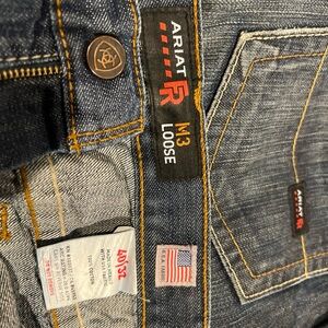 Ariat Men's Relaxed Fit Jeans - Dark Blue